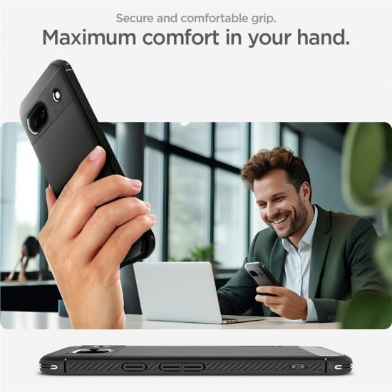 Husa Spigen Rugged Armor pentru Google Pixel 8a, negru mat (Spigen, Pixel 8a) by www.silkase.ro Husa Spigen Rugged Armor pentru Google Pixel 8a, negru mat (Pixel 8a, ACS07259) by www.silkase.ro