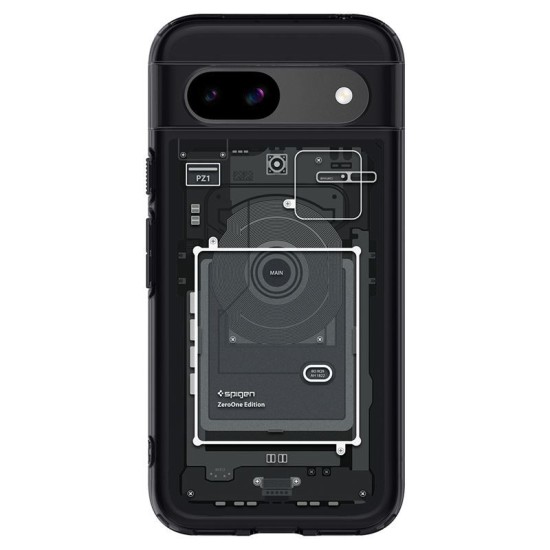 Husa Spigen Ultra Hybrid zero one pentru Google Pixel 8a, negru (Spigen, Pixel 8a) by www.silkase.ro Husa Spigen Ultra Hybrid zero one pentru Google Pixel 8a, negru (Pixel 8a, ACS07261) by www.silkase.ro
