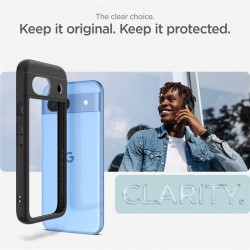 Husa Spigen Ultra Hybrid pentru Google Pixel 8a, negru mat