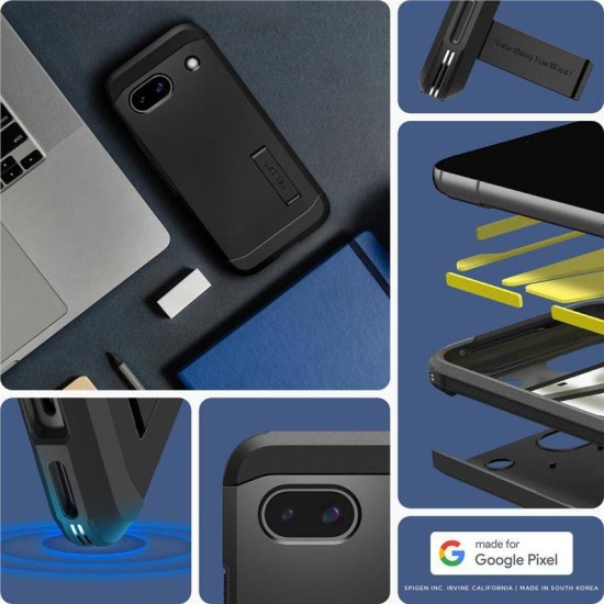 Husa Spigen Tough Armor pentru Google Pixel 8a, negru (Spigen, Pixel 8a) by www.silkase.ro Husa Spigen Tough Armor pentru Google Pixel 8a, negru (Pixel 8a, ACS07264) by www.silkase.ro