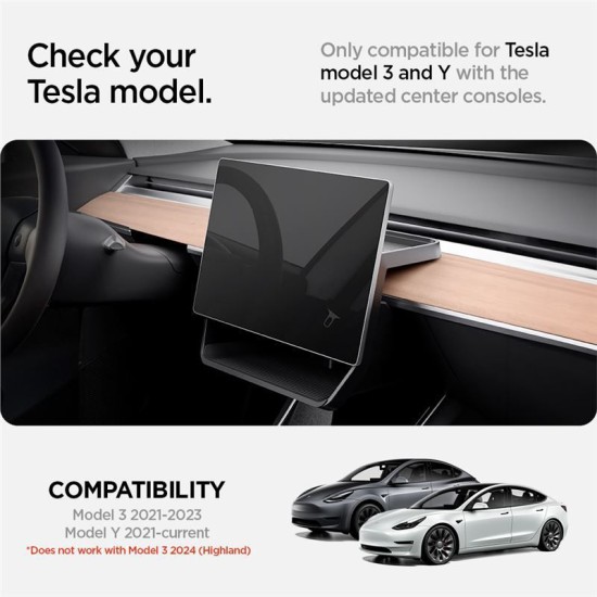 Organizator de stocare sub ecran Spigen, negru, pentru Tesla Model Y/3 (Spigen, Accesorii auto) by www.silkase.ro Organizator de stocare sub ecran Spigen, negru, pentru Tesla Model Y/3 (Accesorii auto, ACP07280) by www.silkase.ro