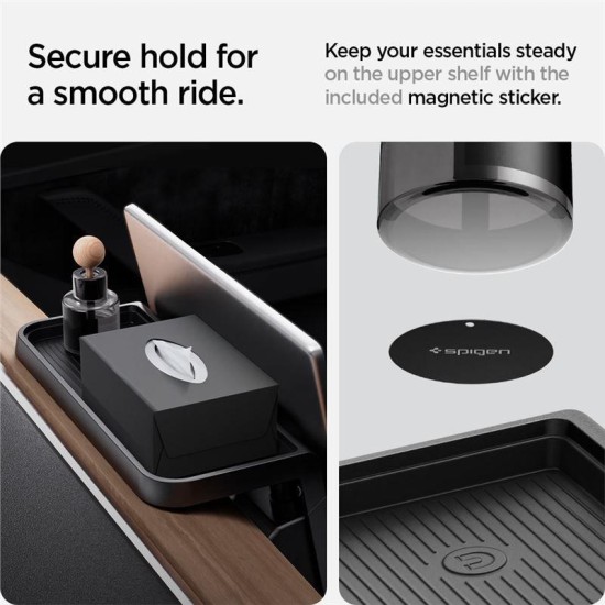 Organizator de stocare sub ecran Spigen, negru, pentru Tesla Model Y/3 (Spigen, Accesorii auto) by www.silkase.ro Organizator de stocare sub ecran Spigen, negru, pentru Tesla Model Y/3 (Accesorii auto, ACP07280) by www.silkase.ro