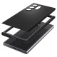 Husa slim Spigen Thin Fit compatibila cu Samsung Galaxy S24 Ultra Black (S24 Ultra, ACS07281) by www.silkase.ro