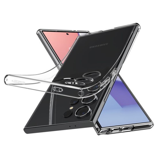 Husa Spigen Liquid Crystal compatibila cu Samsung Galaxy S24 Ultra Crystal Clear (Spigen, S24 Ultra) by www.silkase.ro Husa Spigen Liquid Crystal compatibila cu Samsung Galaxy S24 Ultra Crystal Clear (S24 Ultra, ACS07283) by www.silkase.ro