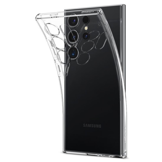 Husa Spigen Liquid Crystal compatibila cu Samsung Galaxy S24 Ultra Crystal Clear (Spigen, S24 Ultra) by www.silkase.ro Husa Spigen Liquid Crystal compatibila cu Samsung Galaxy S24 Ultra Crystal Clear (S24 Ultra, ACS07283) by www.silkase.ro