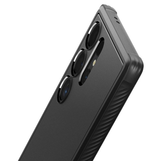 Husa Spigen Rugged Armor pentru Samsung Galaxy S24 Ultra, culoare negru mat (Telefoane Samsung, ACS07286) by www.silkase.ro
