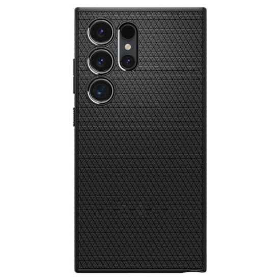 Husa pentru Samsung Galaxy S24 Ultra - Spigen Liquid Air - Matte Black (S24 Ultra, ACS07287) by www.silkase.ro
