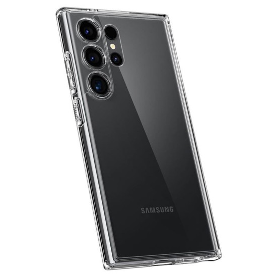 Husa Spigen Ultra Hybrid pentru Samsung Galaxy S24 Ultra Transparent (Spigen, S24 Ultra) by www.silkase.ro Husa Spigen Ultra Hybrid pentru Samsung Galaxy S24 Ultra Transparent (S24 Ultra, ACS07292) by www.silkase.ro