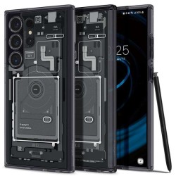 Husa pentru Samsung Galaxy S24 Ultra - Spigen Ultra Hybrid Zero One - Matte Black