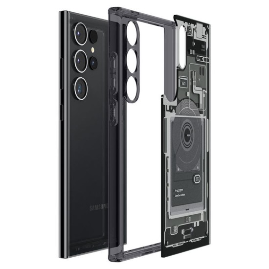 Husa pentru Samsung Galaxy S24 Ultra - Spigen Ultra Hybrid Zero One - Matte Black (Spigen, S24 Ultra) by www.silkase.ro Husa pentru Samsung Galaxy S24 Ultra - Spigen Ultra Hybrid Zero One - Matte Black (S24 Ultra, ACS07293) by www.silkase.ro