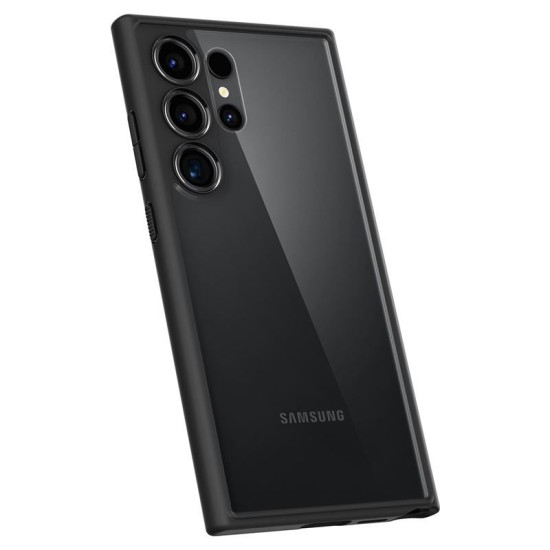 Husa Spigen Ultra Hybrid pentru Samsung Galaxy S24 Ultra, culoare transparent/negru mat (UAG, Telefoane Samsung) by www.silkase.ro Husa Spigen Ultra Hybrid pentru Samsung Galaxy S24 Ultra, culoare transparent/negru mat (Telefoane Samsung, ACS07295) by www.silkase.ro