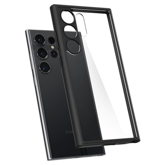 Husa Spigen Ultra Hybrid pentru Samsung Galaxy S24 Ultra, culoare transparent/negru mat (UAG, Telefoane Samsung) by www.silkase.ro Husa Spigen Ultra Hybrid pentru Samsung Galaxy S24 Ultra, culoare transparent/negru mat (Telefoane Samsung, ACS07295) by www.silkase.ro