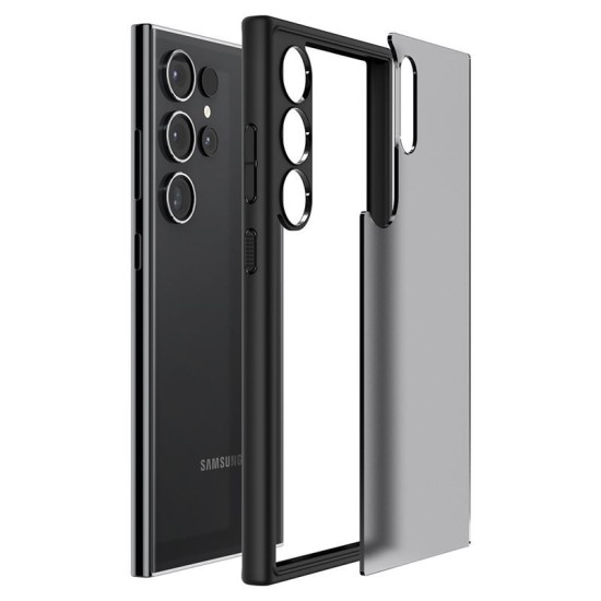 Husa Spigen Ultra Hybrid compatibila cu Samsung Galaxy S24 Ultra Frost Black (Spigen, S24 Ultra) by www.silkase.ro Husa Spigen Ultra Hybrid compatibila cu Samsung Galaxy S24 Ultra Frost Black (S24 Ultra, ACS07296) by www.silkase.ro