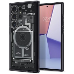 Husa pentru Samsung Galaxy S24 Ultra, Spigen, Samsung Galaxy S24 Ultra, Gri/Negru