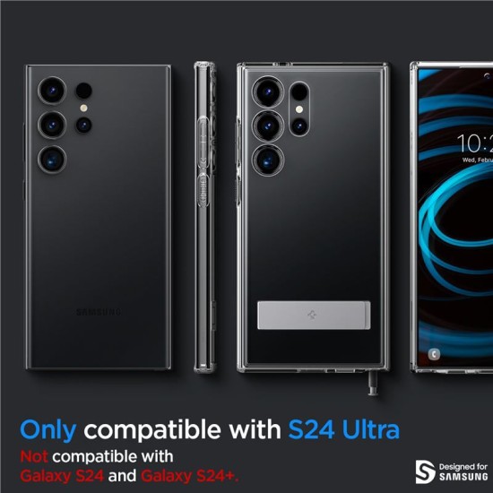 Husa telefon Spigen, Compatibil cu Samsung Galaxy S24 Ultra, TPU, Transparent (Spigen, S24 Ultra) by www.silkase.ro Husa telefon Spigen, Compatibil cu Samsung Galaxy S24 Ultra, TPU, Transparent (S24 Ultra, ACS07299) by www.silkase.ro