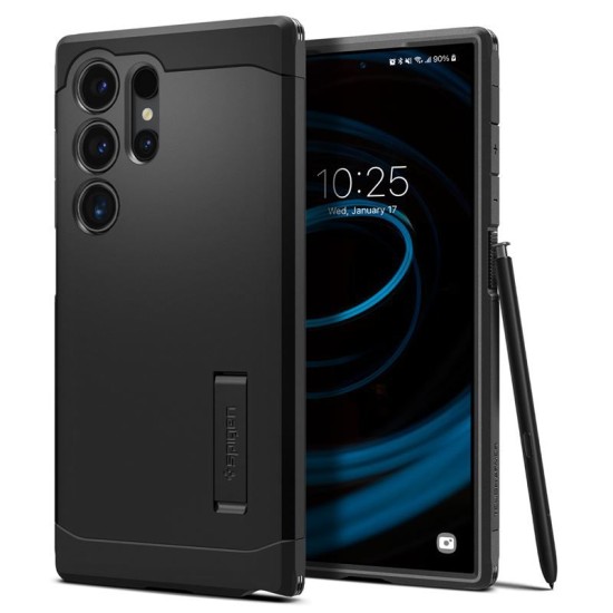 Husa Spigen Tough Armor pentru Samsung Galaxy S24 Ultra, culoare negru (UAG, Telefoane Samsung) by www.silkase.ro Husa Spigen Tough Armor pentru Samsung Galaxy S24 Ultra, culoare negru (Telefoane Samsung, ACS07300) by www.silkase.ro