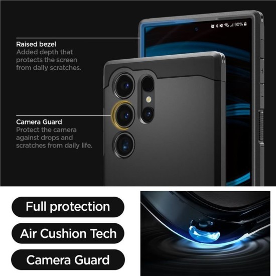 Husa Spigen Tough Armor pentru Samsung Galaxy S24 Ultra, culoare negru (UAG, Telefoane Samsung) by www.silkase.ro Husa Spigen Tough Armor pentru Samsung Galaxy S24 Ultra, culoare negru (Telefoane Samsung, ACS07300) by www.silkase.ro
