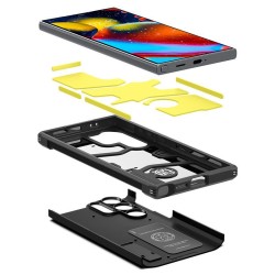 Husa Spigen Tough Armor pentru Samsung Galaxy S24 Ultra, culoare negru Husa Spigen Tough Armor pentru Samsung Galaxy S24 Ultra, culoare negru