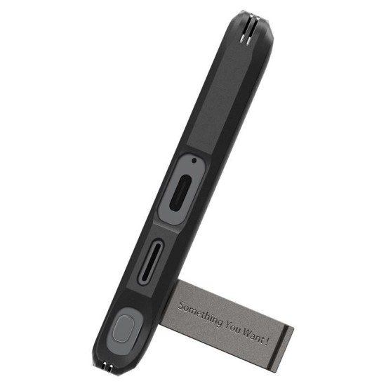 Husa Spigen Tough Armor pentru Samsung Galaxy S24 Ultra, culoare gunmetal (Telefoane Samsung, ACS07301) by www.silkase.ro