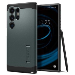Husa Spigen Tough Armor compatibila cu Samsung Galaxy S24 Ultra Green