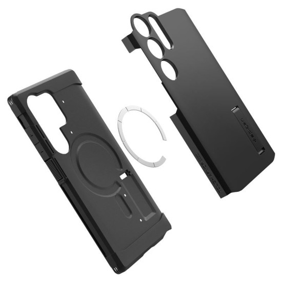 Husa Spigen Tough Armor MagSafe compatibila cu Samsung Galaxy S24 Ultra Black (Spigen, S24 Ultra) by www.silkase.ro Husa Spigen Tough Armor MagSafe compatibila cu Samsung Galaxy S24 Ultra Black (S24 Ultra, ACS07303) by www.silkase.ro