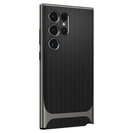 Husa Spigen Neo Hybrid compatibila cu Samsung Galaxy S24 Ultra Gunmetal (S24 Ultra, ACS07305) by www.silkase.ro