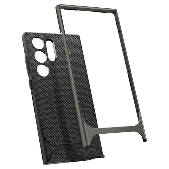 Husa Spigen Neo Hybrid compatibila cu Samsung Galaxy S24 Ultra Gunmetal (S24 Ultra, ACS07305) by www.silkase.ro