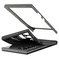 Husa Spigen Neo Hybrid compatibila cu Samsung Galaxy S24 Ultra Gunmetal