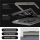Husa Spigen Neo Hybrid compatibila cu Samsung Galaxy S24 Ultra Gunmetal (S24 Ultra, ACS07305) by www.silkase.ro