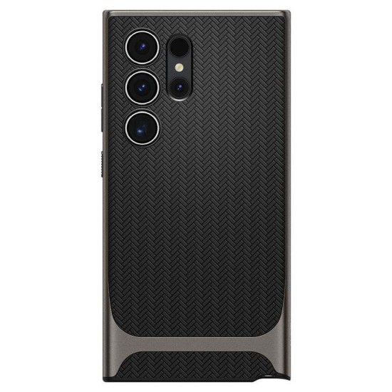 Husa Spigen Neo Hybrid compatibila cu Samsung Galaxy S24 Ultra Gunmetal (S24 Ultra, ACS07305) by www.silkase.ro