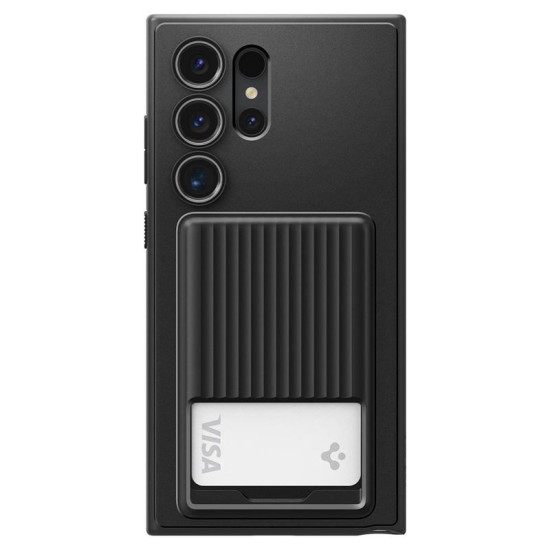 Husa telefon, Spigen, TPU, pentru Galaxy S24 Ultra, slot card, protectie Mil-Grade, negru, 15.82x7.56cm (Spigen, S24 Ultra) by www.silkase.ro Husa telefon, Spigen, TPU, pentru Galaxy S24 Ultra, slot card, protectie Mil-Grade, negru, 15.82x7.56cm (S24 Ultra, ACS07310) by www.silkase.ro