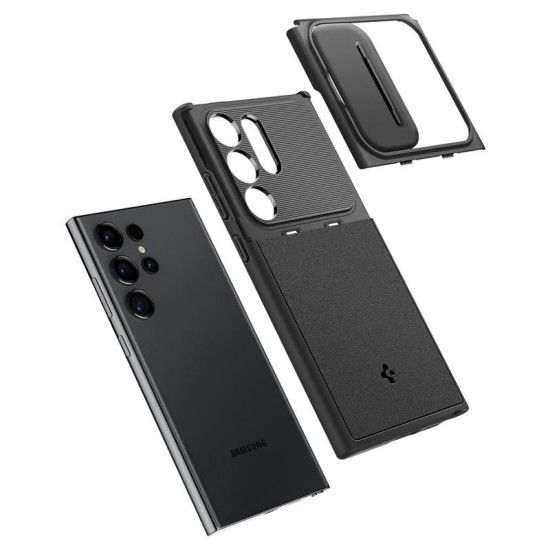 Husa Spigen Optik Armor pentru Samsung Galaxy S24 Ultra, culoare negru mat (UAG, Telefoane Samsung) by www.silkase.ro Husa Spigen Optik Armor pentru Samsung Galaxy S24 Ultra, culoare negru mat (Telefoane Samsung, ACS07313) by www.silkase.ro