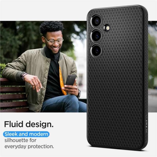 Husa Spigen Liquid Air compatibila cu Samsung Galaxy S24 Plus Black (Spigen, S24 Plus) by www.silkase.ro Husa Spigen Liquid Air compatibila cu Samsung Galaxy S24 Plus Black (S24 Plus, ACS07327) by www.silkase.ro