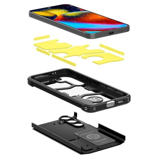 Husa Spigen Tough Armor compatibila cu Samsung Galaxy S24 Plus Black (Spigen, S24 Plus) by www.silkase.ro Husa Spigen Tough Armor compatibila cu Samsung Galaxy S24 Plus Black (S24 Plus, ACS07332) by www.silkase.ro