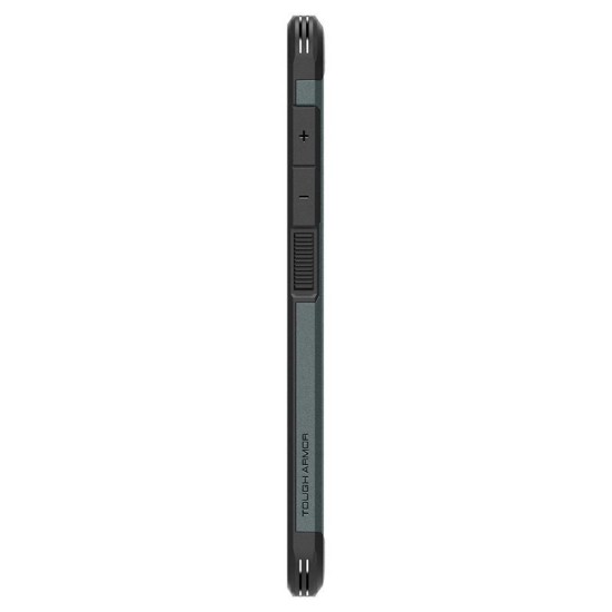 Husa telefon Spigen Tough Armor compatibil cu Samsung Galaxy S24+, verde, design minimalist, protectie suplimentara (S24 Plus, ACS07334) by www.silkase.ro
