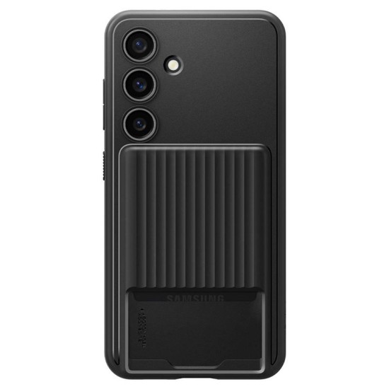 Husa telefon, Spigen, TPU, Liquid Slot, pentru Galaxy S24 Plus, Slot Card, Negru, 15.5x7.39cm (S24 Plus, ACS07336) by www.silkase.ro