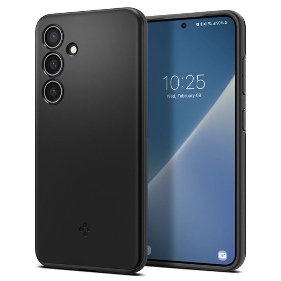 Husa slim Spigen Thin Fit compatibila cu Samsung Galaxy S24 Black (Spigen, S24) by www.silkase.ro Husa slim Spigen Thin Fit compatibila cu Samsung Galaxy S24 Black (S24, ACS07341) by www.silkase.ro