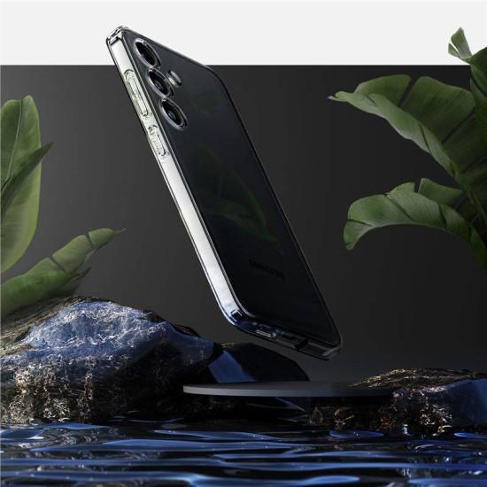 Husa Spigen Cristal Lichid1 pentru Samsung Galaxy S24 Transparent (S24, ACS07343) by www.silkase.ro