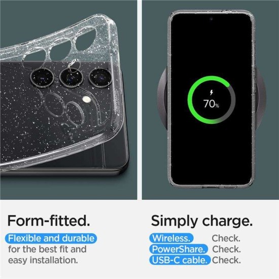 Huse pentru Samsung Galaxy S24 - Spigen Liquid Crystal Glitter - Crystal Quartz (Spigen, S24) by www.silkase.ro Huse pentru Samsung Galaxy S24 - Spigen Liquid Crystal Glitter - Crystal Quartz (S24, ACS07345) by www.silkase.ro