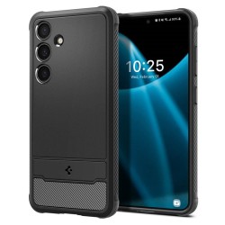 Husa Spigen Rugged Armor compatibila cu Samsung Galaxy S24 Matte Black