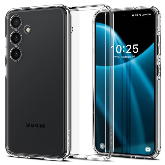 Husa Spigen Ultra Hybrid compatibila cu Samsung Galaxy S24 Crystal Clear (Spigen, S24) by www.silkase.ro Husa Spigen Ultra Hybrid compatibila cu Samsung Galaxy S24 Crystal Clear (S24, ACS07349) by www.silkase.ro