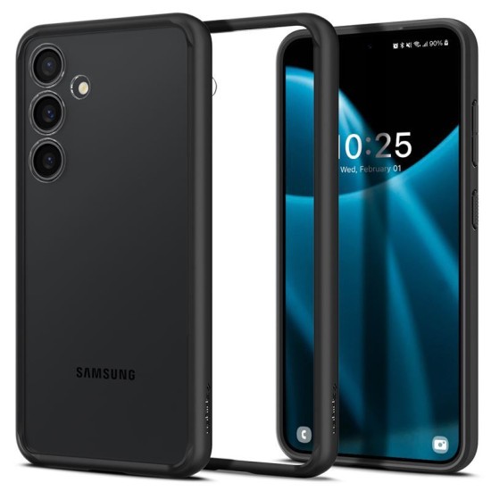 Husa Spigen Ultra Hybrid compatibila cu Samsung Galaxy S24 Matte Black (Spigen, S24) by www.silkase.ro Husa Spigen Ultra Hybrid compatibila cu Samsung Galaxy S24 Matte Black (S24, ACS07352) by www.silkase.ro