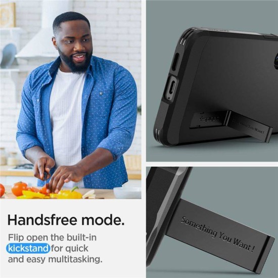 Husa de protectie ultra-rezistenta Spigen Tough Armor pentru Samsung Galaxy S24, neagra (Spigen, Ingredi) by www.silkase.ro Husa de protectie ultra-rezistenta Spigen Tough Armor pentru Samsung Galaxy S24, neagra (S24, ACS07355) by www.silkase.ro