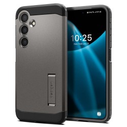 Husa Spigen Tough Armor compatibila cu Samsung Galaxy S24 Gunmetal