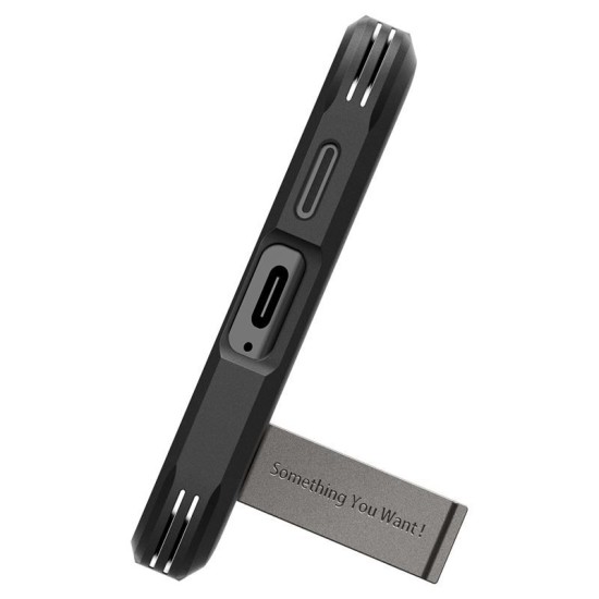 Husa Spigen Tough Armor compatibila cu Samsung Galaxy S24 Gunmetal (Spigen, S24) by www.silkase.ro Husa Spigen Tough Armor compatibila cu Samsung Galaxy S24 Gunmetal (S24, ACS07356) by www.silkase.ro