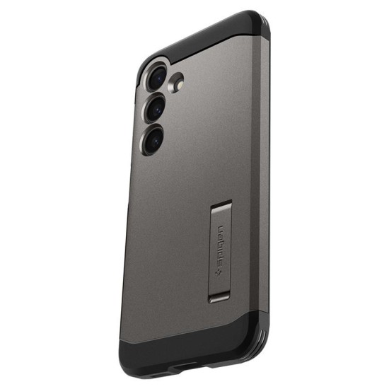 Husa Spigen Tough Armor compatibila cu Samsung Galaxy S24 Gunmetal (Spigen, S24) by www.silkase.ro Husa Spigen Tough Armor compatibila cu Samsung Galaxy S24 Gunmetal (S24, ACS07356) by www.silkase.ro