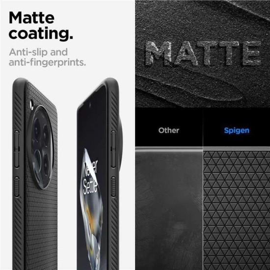 Husa Spigen Liquid Air, pentru OnePlus 12, negru mat (Spigen, Telefoane OnePlus) by www.silkase.ro Husa Spigen Liquid Air, pentru OnePlus 12, negru mat (Telefoane OnePlus, ACS07375) by www.silkase.ro