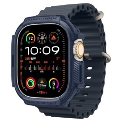 Husa Spigen Rugged Armor compatibila cu Apple Watch Ultra/Ultra 2 49mm Navy Blue