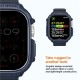 Husa Spigen Rugged Armor compatibila cu Apple Watch Ultra/Ultra 2 49mm Navy Blue (Spigen, Ingredi) by www.silkase.ro Husa Spigen Rugged Armor compatibila cu Apple Watch Ultra/Ultra 2 49mm Navy Blue (Ingredi, ACS07382) by www.silkase.ro