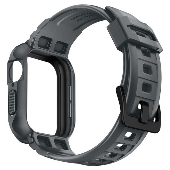 Husa Spigen Rugged Armor Pro compatibila cu Apple Watch 4/5/6/7/8/9/SE 44/45mm Dark Grey (Spigen, Ingredi) by www.silkase.ro Husa Spigen Rugged Armor Pro compatibila cu Apple Watch 4/5/6/7/8/9/SE 44/45mm Dark Grey (Ingredi, ACS07387) by www.silkase.ro